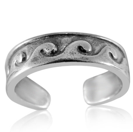 TR-2740 Waves Toe Ring | Teeda