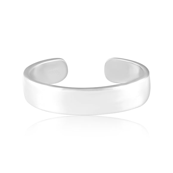 TR-3000 Plain Flat Cigar Toe Ring | Teeda