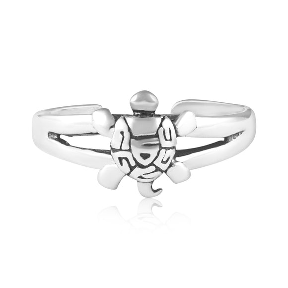 TR-3077 Turtle Toe Ring | Teeda