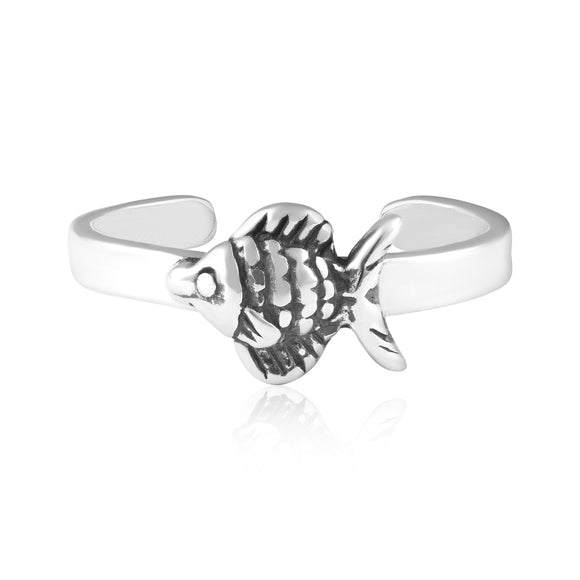 TR-3081 Fish Toe Ring | Teeda