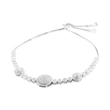 BZ-7016 Micropavé CZ Slider Bracelet | Teeda