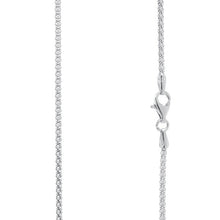 CPR-180 Popcorn 180 Chain 1.7mm Rhodium Plated | Teeda