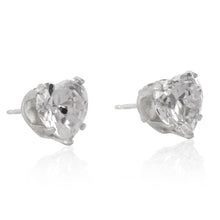EZ-2210 Heart CZ Stud Earrings 7mm | Teeda