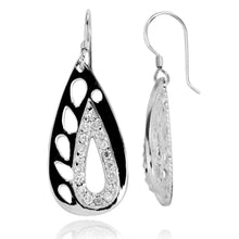 EZ-7018 Teardrop CZ Earrings | Teeda