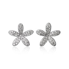 EZ-7063 Daisy Cubic Zirconia Earrings | Teeda
