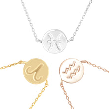 N-7009 Zodiac Symbol Charm and Necklace Set | Teeda