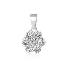 PZ-5004 Cluster Cubic Zirconia Pendant | Teeda