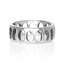R-2000 Slotted Silver Band | Teeda