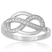 RZ-1650 Inifinity Micropavé Cubic Zirconia Ring | Teeda