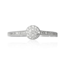 RZ-3005 Round Cluster Milgrain CZ Ring | Teeda