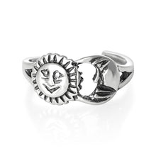 TR-1610 Sun n Moon Toe Ring | Teeda
