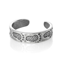 TR-1720 Footprints Toe Ring | Teeda
