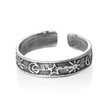 TR-1820 Star Moon Sun Toe Ring | Teeda