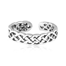 TR-3034 Open Cable Braid Toe Ring | Teeda